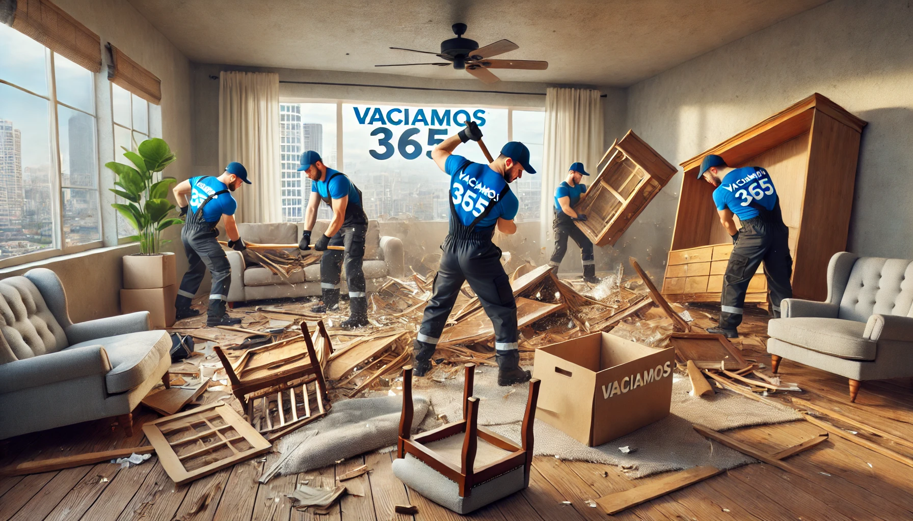 Retirada de maquinaria, stocks y materiales en Alcantarilla